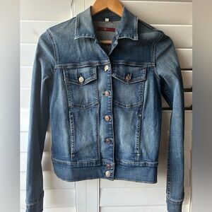 7 for all mankind luxe denim jacket